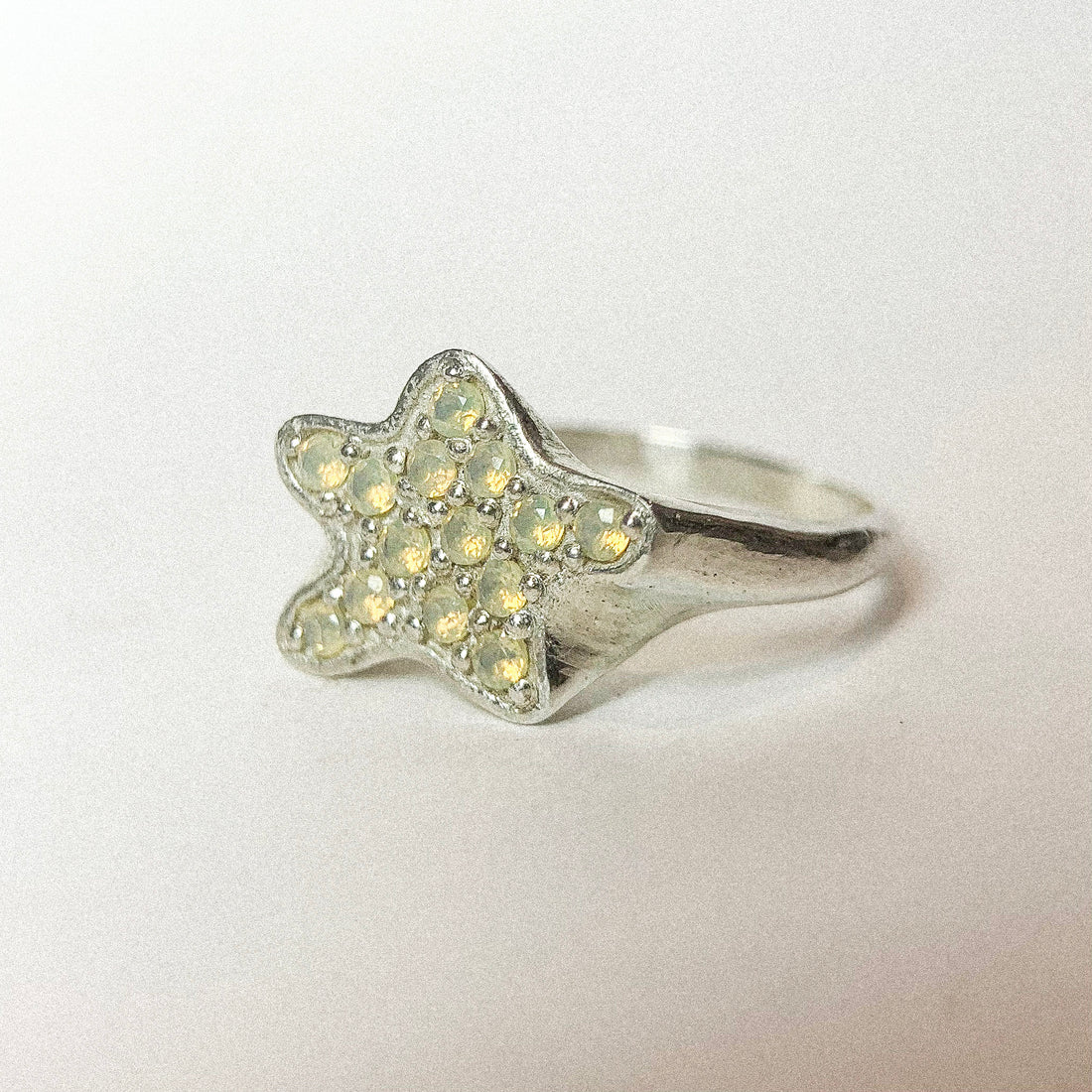 STARLIT SILVER RING