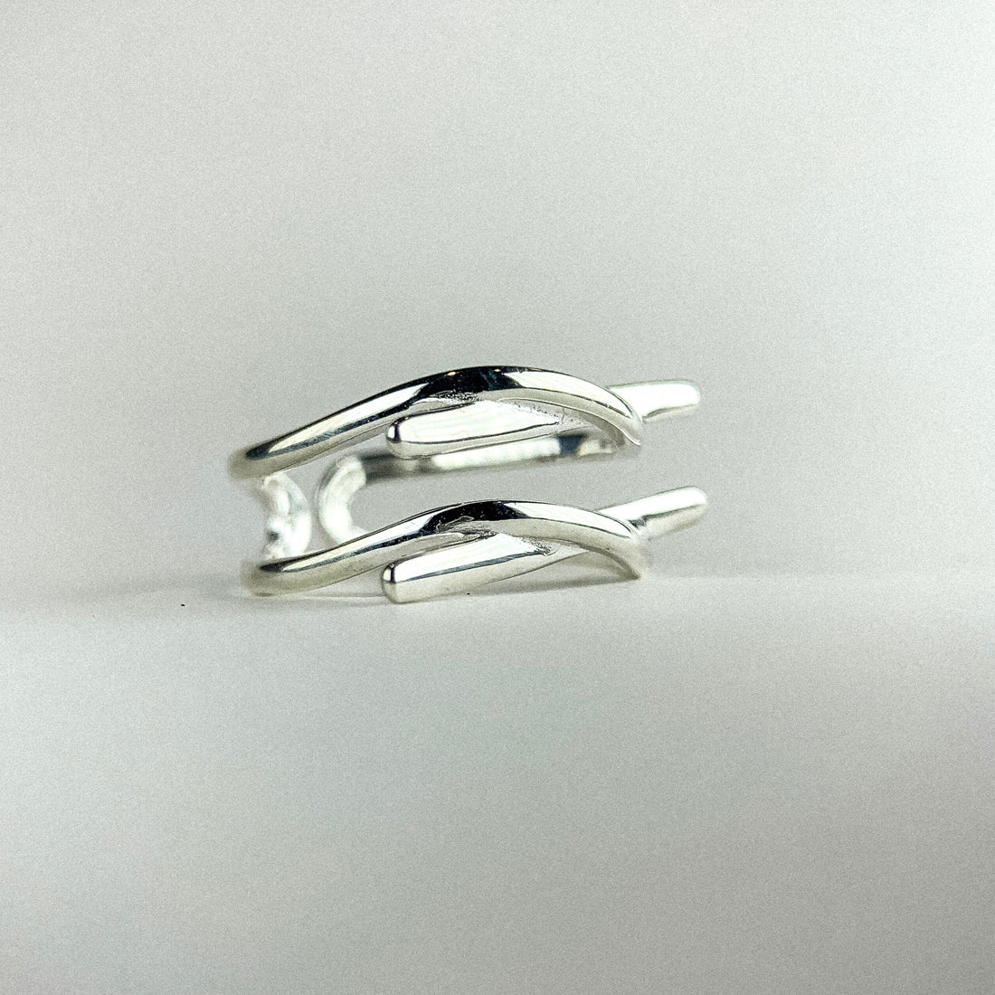 CROSS EQUAL SILVER RING