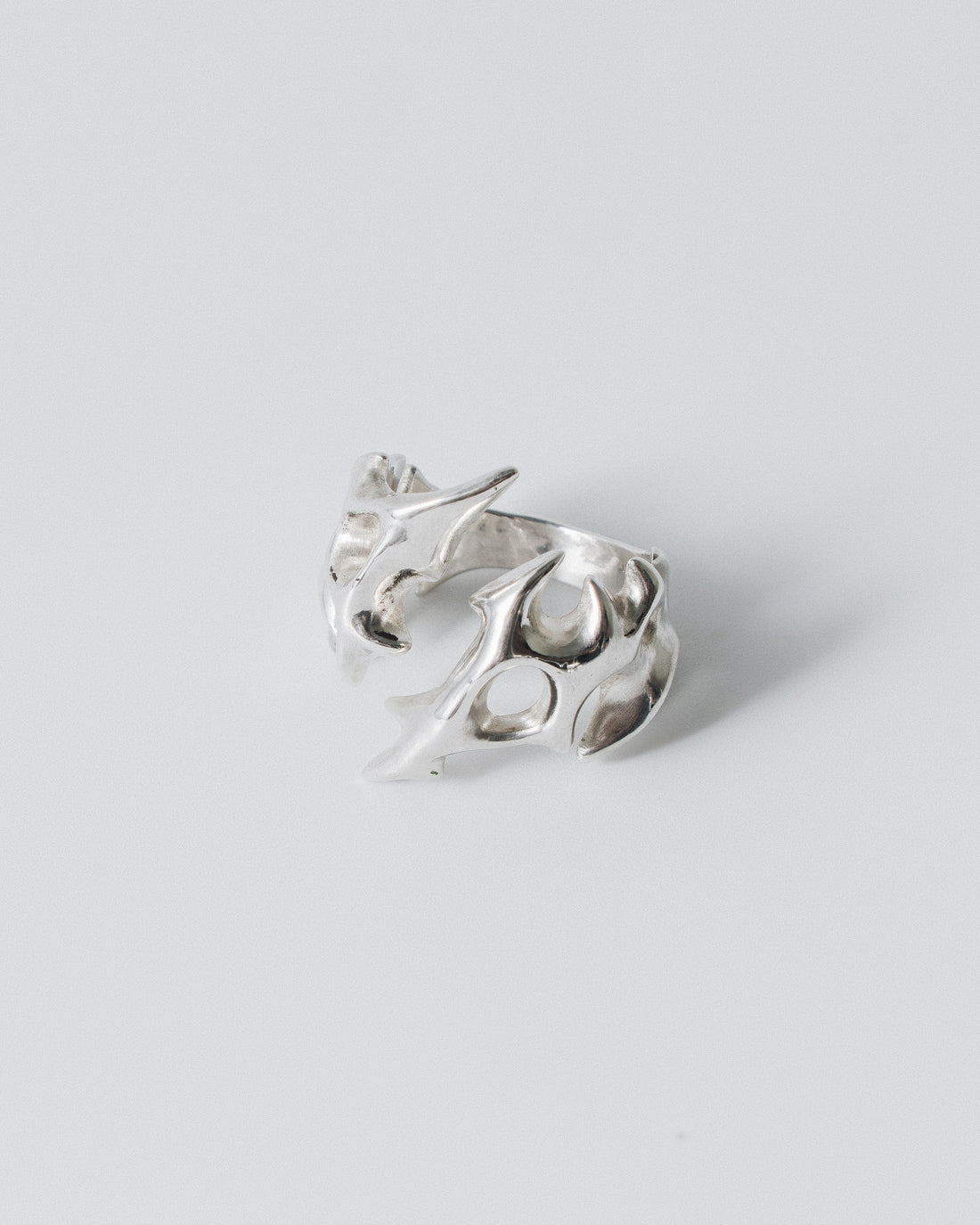 Silver ring: Tribal