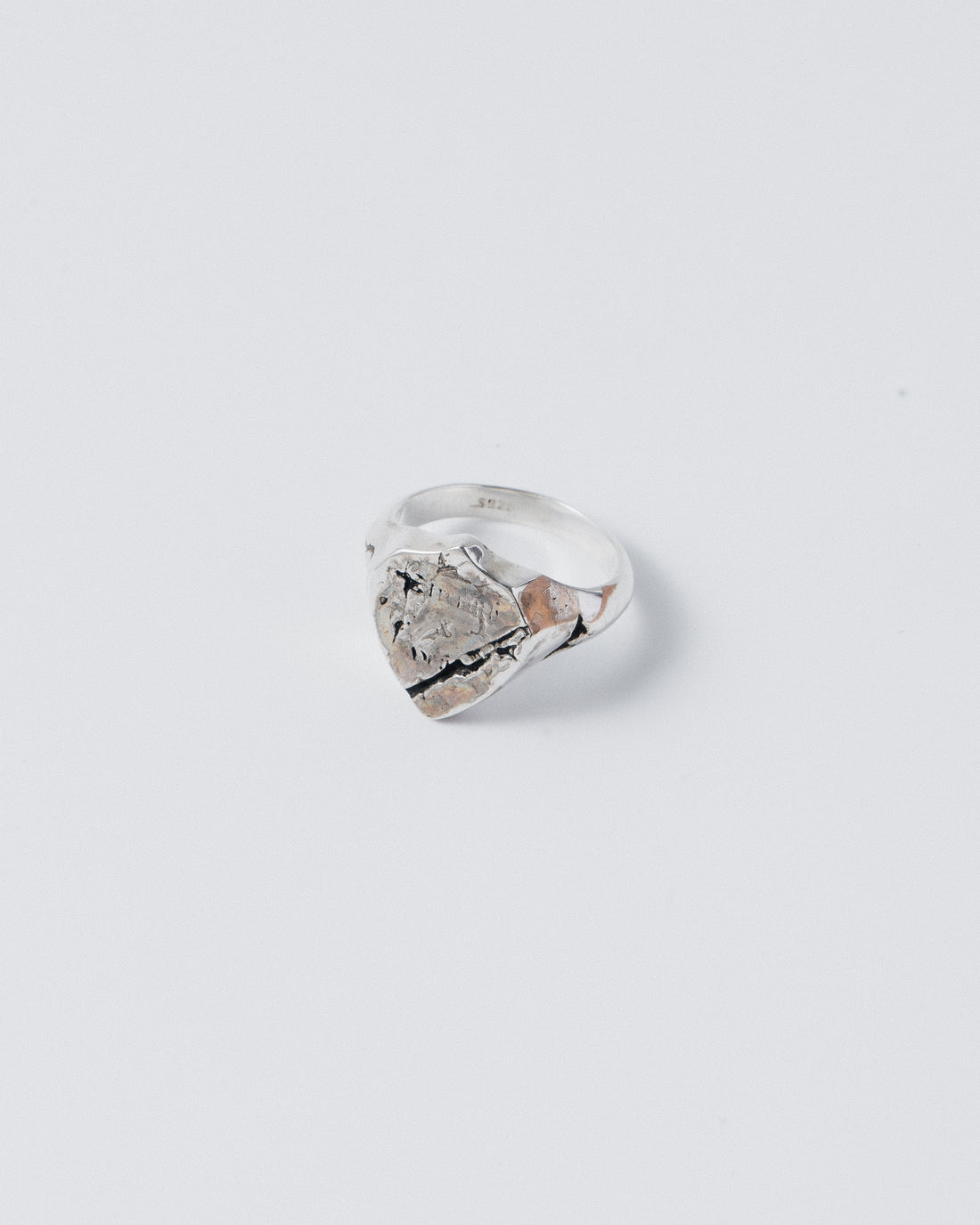 Silver ring: Shield