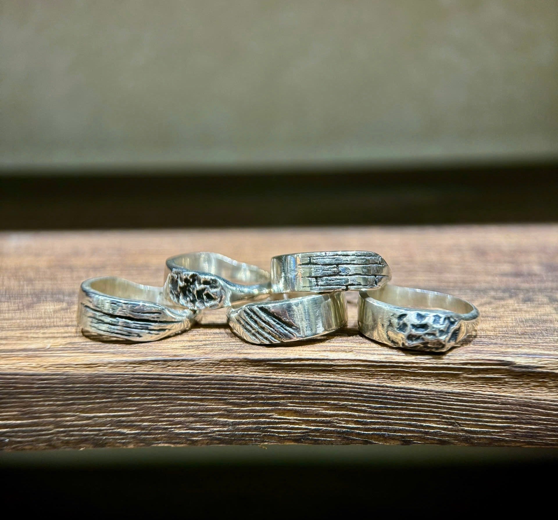 Exploring the Art of Texture: Silver Band Rings by Viet Jewelers