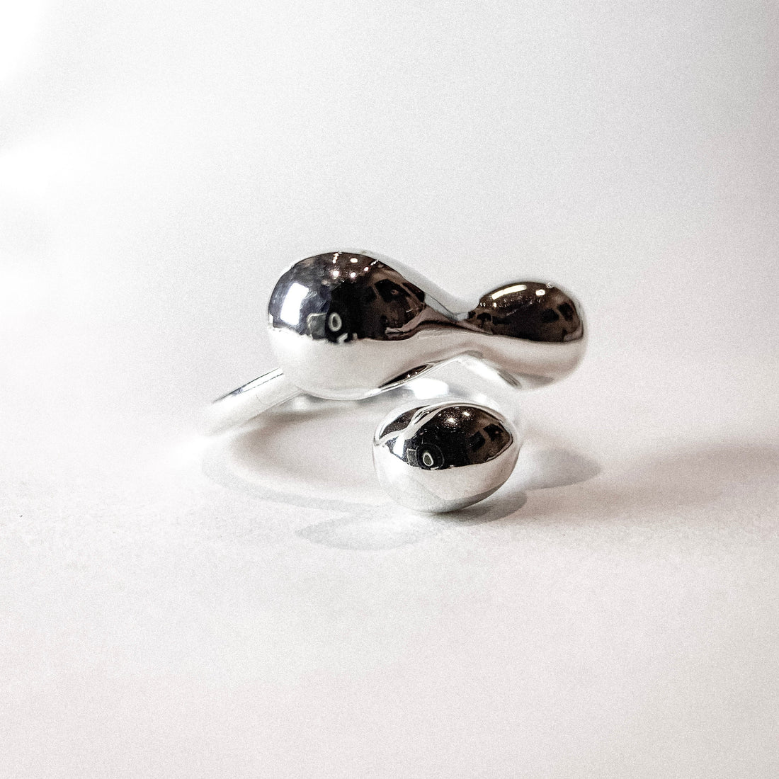 PEANUT SILVER RING