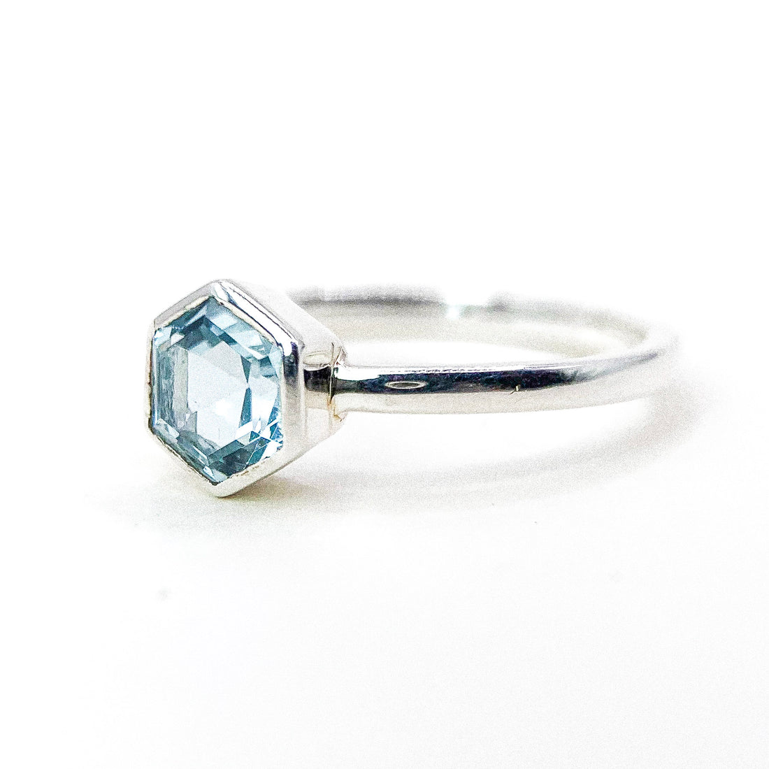 TOPAZ SWISS SILVER RING