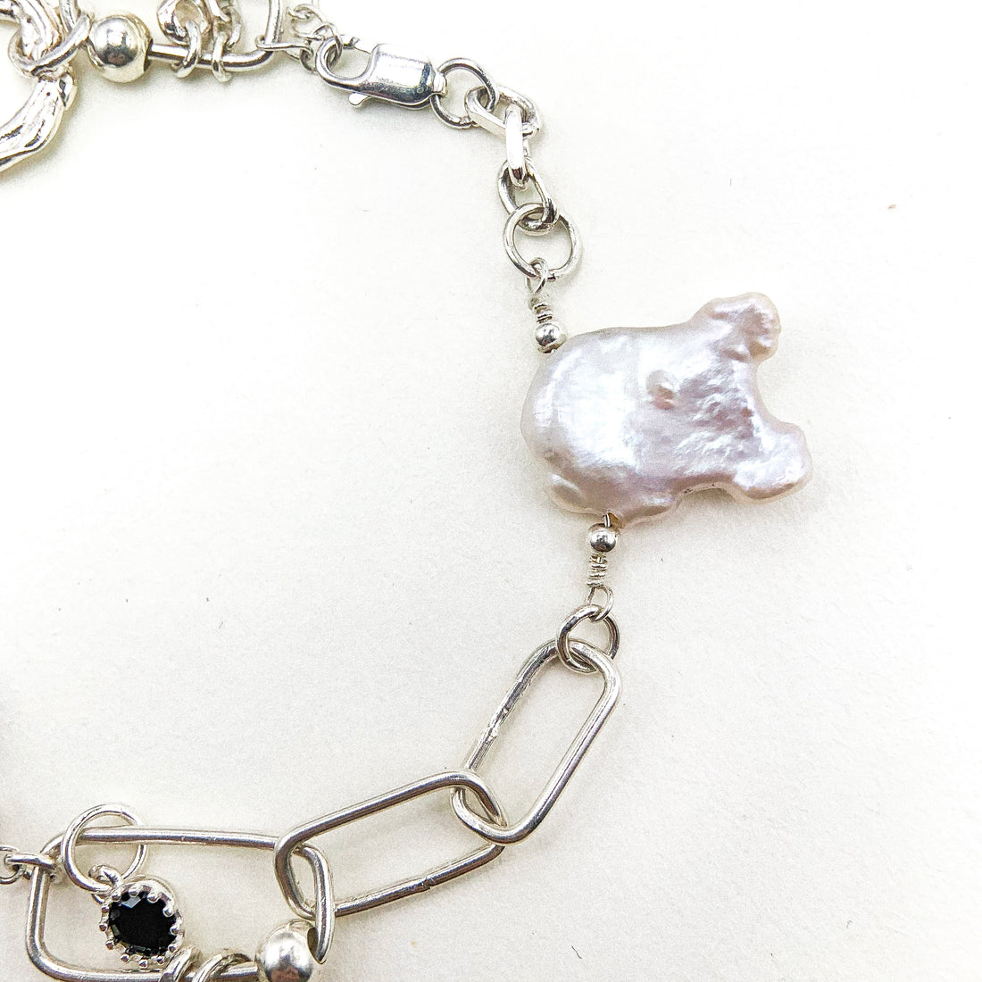 PEARL SILVER BRACELET