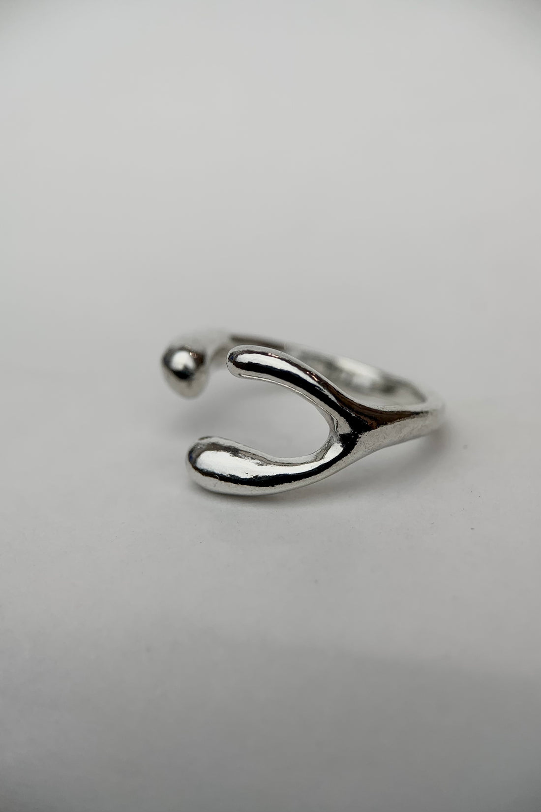 SILVER HONEY DROP RING